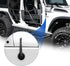 BASIKER 4xe 2007-2025 2026, Antenna for Jeep Wrangler Sport Rubicon JL Willys Mojave JK JT Gladiator Short Jeep