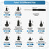 400PCS Computer Screws Assortment Kit with Screwdriver for Universal Motherboard, HDD, SSD, DIY Installation and Repair