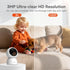 xpai 3K Subscription,360 5G 2-Way Indoor Camera Wireless, Indoor Camera No Motion Detection Room Cameras for Google TV