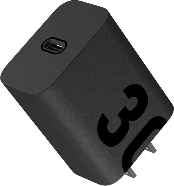 Motorola TurboPower 30 USB-C Charger - No Cable, for Moto G 2025, G Power 2025, Razr (2024/2025)