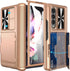 Vihibii for Samsung Galaxy Z Fold 3 Case - Hinge Protection, Credit Card Slot, Kickstand Design, Slide Camera Cover &