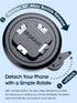 sincetop Series Q Quad Bike/Motorcycle Phone Mount, Quick Lock & Release, Aluminum Alloy Holder