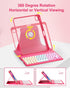 EAMPANG A16 11th 10th 11/10.9 inch,Rainbow 11 2025 10 2022 Case with Keyboard for iPad Generation Backlit Detachable