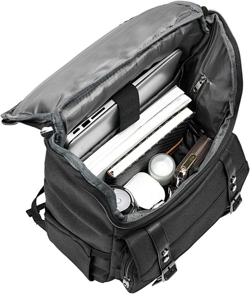 YALUNDISI Backpack Backpack Backpack 15.6 Inch Vintage Travel Laptop with usb Charging Port for Women & Men College