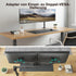 WALI Dual Monitor Wall Mount, Single to Double Bracket Adapter for 2 Screens up to 27 inch (012ARM)
