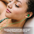 House of Marley Little Bird: Wired Earphones with Microphone, Noise Isolating Design, Sustainable Materials, Rasta