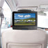 DVD Player Headrest Mount Holder for Portable DVD Player, Car Back Seat Holder for 7 inch to 12 inch - Black