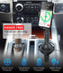 APPS2Car Solid Cup Holder Phone Mount with Wireless Charger 15W, Quick Extension Long Arm, 360 Rotatable for iPhone 15