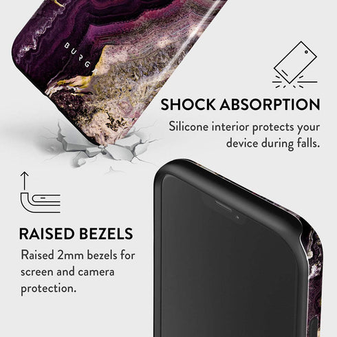 BURGA Phone Case for iPhone 12 Pro Max, Cute Trendy Aesthetic Pattern Hard Shell Protection