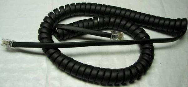 Polycom VVX Series 9 Ft Black Handset Cord - Factory Sealed Bag