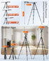 73" Phone Tripod with Horizontal Overhead, Selfie Stick/Tall Travel Tripod Stand with Wireless Remote and Holder