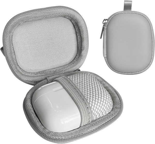 Earbud Case for AirPods, Hard Organizer for Earbuds and SD Memory Card, Grey