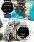 Smart Watch for Men Women with Metal Bezel, Answer Make Call, Heart Rate, Step Counter, IP68 Waterproof, Fitness Sport