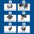 Surf turtle 4 12CM CPU Heatsink Fan Buckles pcs Wire Buckle Lower Hook Type Fixing Clip for Computer Cooling