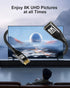 8K 1.5Feet/0.5m, 48Gbps 8K@60Hz, 4K@120Hz Mini HDMI to HDMI Adapter Ultra High Speed Bidirectional Transmission, Female