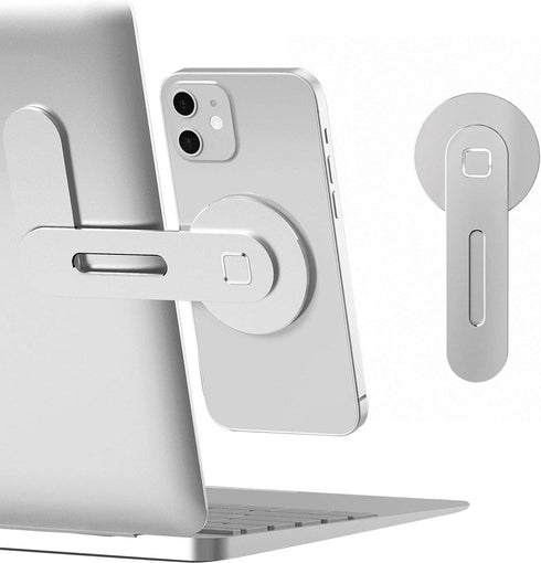 CloudValley Magnetic Phone Holder for Laptop, Designed for iPhone 16/15/14/13/12 MagSafe, Adjustable Side Mount