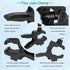 Mippko Mount,360Adjustable 3.5~7.5" Phone Holder Jaw Flex Clamp Clip Aluminium Alloy Arm Mount,Cellphone Clip Stand