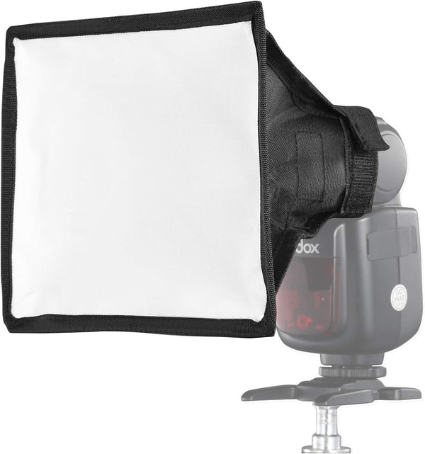 Universal Collapsible Mini Flash Diffuser Studio Softbox 15cm x 17cm/6" x 7" for Canon, Nikon, Sony, Pentax, Olympus,