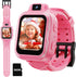 Kids Digital Watch for Girls, Touchscreen Sport Smart Watch with Camera, Light Pink