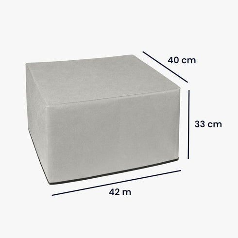 kwmobile Dust Cover for Brother DCP-L2530DW / L2550DN - Printer Case, Light Grey Fabric Protector