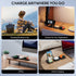 Wireless Charger, Hinyx Magnetic Foldable Portable Travel Charger, 3 in 1 Wireless Charging Station for 15/14/13/12