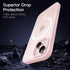 JETech Magnetic Case for iPhone 13 Mini 5.4-Inch, Compatible with MagSafe, Slim Shockproof Translucent Matte Phone Cover