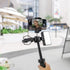 JJC 2 in 1 Extendable Mini Vlogging Tripod & Selfie Stick for Sony ZV-E10, Canon EOS M50, Panasonic G100, and More