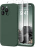iPhone 15 Pro Max Case, Alpine Green, Silicone Shockproof, MagSafe Compatible, Full Camera Protection, 2 Screen