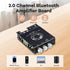 ZK-1602T Board,160W+160W 2.0 15-36V, Daakro Bluetooth Amplifier Channel Amp Board with Treble and Bass Control,DC