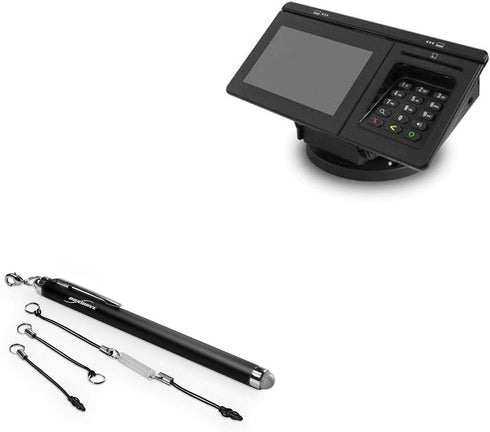 BoxWave Stylus Pen Compatible with Equinox Luxe 8500i, EverTouch Capacitive Stylus, Fiber Tip Stylus Pen - Jet Black