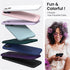 ORNARTO iPhone 14 Case 6.1" - Slim Black Liquid Silicone, 3 Layers Soft Gel Rubber Protective Cover.