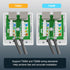 VCELINK RJ45 Surface Mount Box Shielded 2-Port, Compatible with UTP Cat6/Cat5e/Cat5 Network Cables, 5-Pack, White