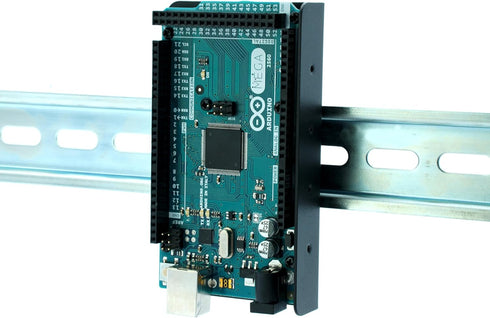KKSB DIN Rail Clip Mount Bracket for Arduino - Compatible with Arduino UNO R4 WiFi and More