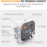 K&F Concept RGB Video Light, 360° Full Color Portable Photography Light with 21 Effects, 2500K-9900K