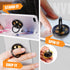 Finger Ring Stand, ebulous 360° Rotation Spinner Mobile Cell Phone Holder with Grip Kickstand for Phone/Pad/Tablets