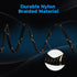 Mygatti 16/2 35 16AWG 2 Speaker Wire Feet, Gauge Speaker Cable, Direct Burial, Durable Nylon Braided, in Wall