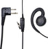 Earpiece for Motorola Radio, Single Wire Walkie Talkie Swivel Headset with Mic PTT for Two Way Radios (1 Pack)