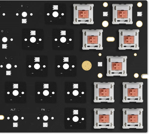 YIMAGUJRX RUNJRX EVA Keyboard Switch Pads, 0.5mm Keyboard PCB Foam for 61/64/87/100/104/108 Hot Swap Keyboards 120Pcs