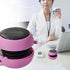 YOXIER Mini Portable Hamburger Speaker in Blue Fun and Functional