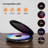 Hernido 5 Discman Portable CD Player with Headphone, Rechargeable CD Player for car, Compact CD Walkman with EQ Sounds