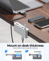 ORICO USB Hub 3.0, Clamp USB C Adapter with Extra Power Port, 2 USB-A Data Ports, SD/TF Card Reader
