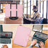 11.6-12.9 Inch Laptop Bag Sleeve for Women, TSA Travel Briefcase with Organizer for Lenovo, Macbook, Pink