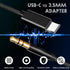 USB C to 3.5mm Male Headphone Jack Adapter, USB Type C to Aux Audio Dongle Cable for Car Audio Equipment Compatible