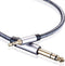 Tiierzon 1/8 to 1/4 Stereo Cable 25Ft, 6.35mm 1/4" Male to 3.5mm 1/8"