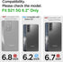J.west Galaxy S21 5G 6.2" Case, Luxury Sparkle Glitter Opal Design, Soft Silicone Slim TPU Protective Cover for Women