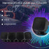4 Pcs 500W Car Speaker, TP-004A High Power Stereo Tweeter, Easy to Install Vertical Round Speakers for Car Truck