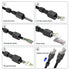 VCELINK RJ45 Connector Tool-Free, CAT6A Field Termination Plug, Gold Plated Modular Plug for 23 to 26 AWG Network Cable