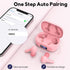 MOZOTER Bluetooth 5.3 Wireless Earbuds, Noise Cancelling with 4 Microphones, In-Ear Headphones with Charging Case,
