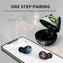 Wireless Earbuds for Small Ears - Touch Control Headset with Stereo Sound, Bluetooth 5.3 Noise Reduction Earphones,