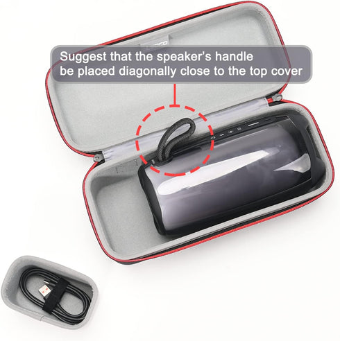 RLSOCO Hard Case for JBL Pulse 5/4/3 Waterproof Portable Bluetooth Speaker (Case Only)